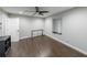 Spacious bedroom with hardwood floors and ceiling fan at 1261 Lavista Ne Rd # B3, Atlanta, GA 30324