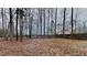 Spacious backyard enclosed by a wooden fence and featuring tall trees surrounding the perimeter of the property at 50 Senator Lake Dr, Douglasville, GA 30134