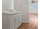 Modern bathroom featuring vanity with natural light at 2664 Homeland Dr, Atlanta, GA 30360