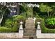 Beautiful stone steps lead through lush landscaping at 401 Peachtree Battle Nw Ave, Atlanta, GA 30305