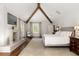 Bright main bedroom with vaulted ceiling, fireplace, hardwood floors, and neutral decor at 0 Winterthur, Sandy Springs, GA 30328