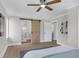 Spacious main bedroom featuring hardwood floors, ensuite bath with glass shower at 3235 Bluebird Ln, Decatur, GA 30032