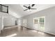 Bright living room with hardwood floors, skylights, and backyard view at 270 Piedmont Ne Rd, Marietta, GA 30066