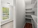 Walk-in pantry with wire shelving for ample storage, next to bright window at 270 Piedmont Ne Rd, Marietta, GA 30066