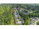 An aerial view of a neighborhood surrounded by mature trees at 3644 Gray Birch Dr, Decatur, GA 30034