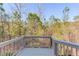 This back deck is surrounded by nature at 5732 Ashleigh Walk Dr, Suwanee, GA 30024