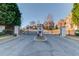 A neighborhood gated entrance for privacy and security at 5732 Ashleigh Walk Dr, Suwanee, GA 30024