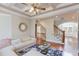Bright living room boasts hardwood floors, stylish furniture, and elegant decor, creating a comfortable living space at 5732 Ashleigh Walk Dr, Suwanee, GA 30024