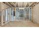 The unfinished basement has exposed framing and ceilings, offering the perfect canvas for your creative vision at 2784 Hilson Commons, Decatur, GA 30034