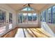 Sun Room features a vaulted ceiling, lots of windows and access to the deck at 4185 Duesenberg Dr, Tucker, GA 30084