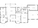 Detailed floor plan showcasing the layout of the bedrooms, bathrooms, kitchen, living room, sunroom, and garage at 156 Page Pl, Canton, GA 30114