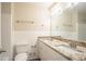 Bathroom features granite counters, double sinks, and plenty of vanity storage space at 4063 Elmscourt Dr, Stone Mountain, GA 30083
