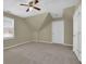 Bedroom featuring a ceiling fan, a window and neutral-colored walls and carpet at 223 Ivy Creek Dr, Loganville, GA 30052