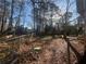 A fully fenced backyard with mature trees offering privacy at 4820 Banner Elk Dr, Stone Mountain, GA 30083