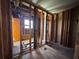 Unfinished bathroom ready to be transformed with exposed framing and plumbing at 4625 Orkney Sw Ln, Atlanta, GA 30331