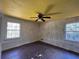 Bedroom with natural light and a unique yellow ceiling at 4625 Orkney Sw Ln, Atlanta, GA 30331