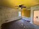 Spacious bedroom with natural light, and a unique yellow ceiling at 4625 Orkney Sw Ln, Atlanta, GA 30331