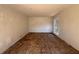 Bedroom interior needing renovation featuring a window and radiator at 4625 Orkney Sw Ln, Atlanta, GA 30331
