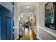 Inviting entryway with hardwood floors, high ceilings, and staircase at 2474 Whiteoak Se Run # 18, Smyrna, GA 30080