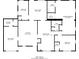 Detailed floor plan of the house with labeled rooms and dimensions at 3680 Brookcrest Cir, Decatur, GA 30032