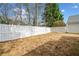 Wide backyard features a privacy fence to enjoy nature and relax at 2365 Parkside Club Ln, Lawrenceville, GA 30044