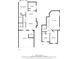 Detailed floorplan highlighting square footage, bedroom sizes, and layout of both floors at 2365 Parkside Club Ln, Lawrenceville, GA 30044
