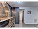 Finished basement area showcasing modern design and a unique mural at 3071 Colonial Way # J, Atlanta, GA 30341
