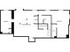 First floor plan displaying bedrooms, a recreation room, laundry area, bathroom, and a walk-in closet at 3202 Betty Cir, Decatur, GA 30032