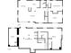 Detailed floor plan showcasing two floors of the home, including bedrooms, bathrooms, living spaces, and laundry at 3202 Betty Cir, Decatur, GA 30032