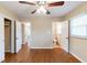 Main bedroom features hardwood floors and ensuite bath at 3202 Betty Cir, Decatur, GA 30032