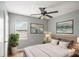 Comfortable bedroom with a ceiling fan, natural light, and modern décor at 72 Polar Rock Rd, Atlanta, GA 30315
