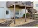 Backyard space with a private outdoor area underneath the deck of the home at 2000 Spicers Ln, Woodstock, GA 30189