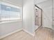 Modern bathroom features an updated glass shower and tile flooring at 2190 Leatherstone Dr, Powder Springs, GA 30127