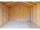 Clean and well-maintained interior of storage shed, offering ample space at 2190 Leatherstone Dr, Powder Springs, GA 30127