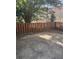 View of backyard and fence at 1110 Country Ct, Lawrenceville, GA 30044