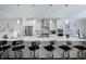 Spacious kitchen island with quartz countertop, pendant lighting, and seating at 1049 Brandsford Nw St # 27-01, Atlanta, GA 30318