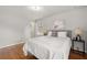 Bedroom with hardwood floors and windows at 422 Derbyshire Dr, Stone Mountain, GA 30088