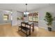 Eat-in kitchen featuring a dining area with sliding glass door leading to the outdoors at 422 Derbyshire Dr, Stone Mountain, GA 30088