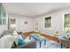Bright living room showcasing hardwood floors, light gray walls, and tasteful decor, creating a cozy and inviting atmosphere at 422 Derbyshire Dr, Stone Mountain, GA 30088