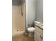 Bathroom with shower and modern vanity at 361 Oak Harbor Trl, Marietta, GA 30066
