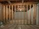 Unfinished basement showcasing the exposed framing at 6111 Sequoia Ln, Douglasville, GA 30135