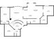Detailed floor plan showcasing layout with recreation room, gym, kitchen, and storage areas at 5120 Parkwood Oaks Ln, Smyrna, GA 30126