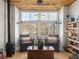 Relaxing sitting area with large windows overlooking the outside at 7455 Old Rico Rd, Chattahoochee Hills, GA 30268