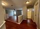 View of the open upstairs landing and updated bathroom at 3954 Lullwater Main Nw, Kennesaw, GA 30144