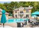 Exterior view of a resort style community pool, perfect for relaxation and recreation at 2700 Pine Tree Ne Rd # 1117, Atlanta, GA 30324