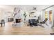 Spacious living room featuring a marble fireplace and open floor plan at 3388 Hyland Dr, Decatur, GA 30032