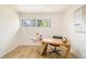 Bright office featuring hardwood floors, modern desk, natural light and neutral walls at 3388 Hyland Dr, Decatur, GA 30032