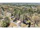 A wide aerial view of the neighborhood, highlighting the property's location and community at 3435 Stallion Ct, Powder Springs, GA 30127