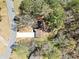An aerial view of the property, showcasing its location surrounded by mature trees at 3435 Stallion Ct, Powder Springs, GA 30127