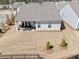 Aerial view of a home with spacious backyard, patio, and landscaping at 41 Balsam Dr, Dallas, GA 30157